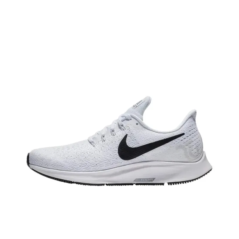Nike Air Zoom Pegasus 35 Anti Slip Wear Resistant Low Top Casual Running Shoes Women's White-0