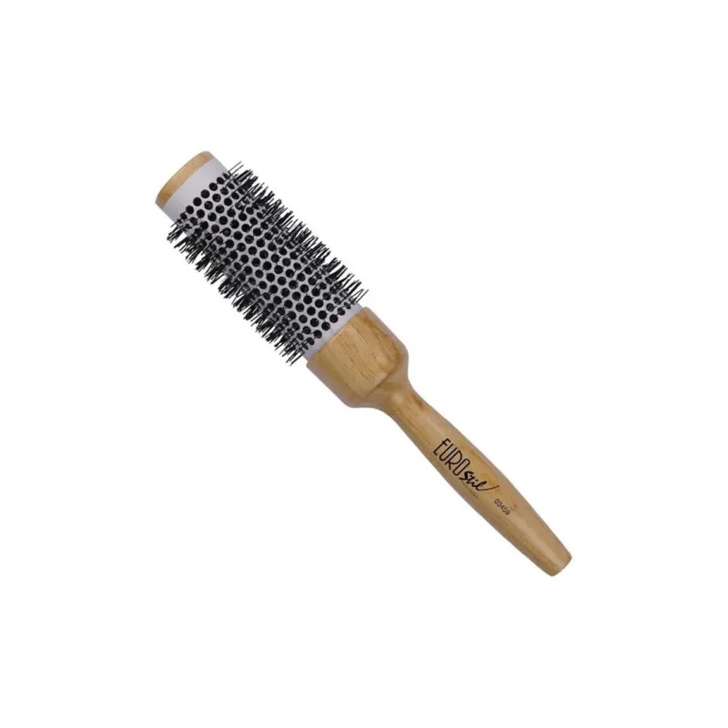 EUROSTIL Wooden Handle Hot Ceramic Comb Hair Care 1 Pack-0