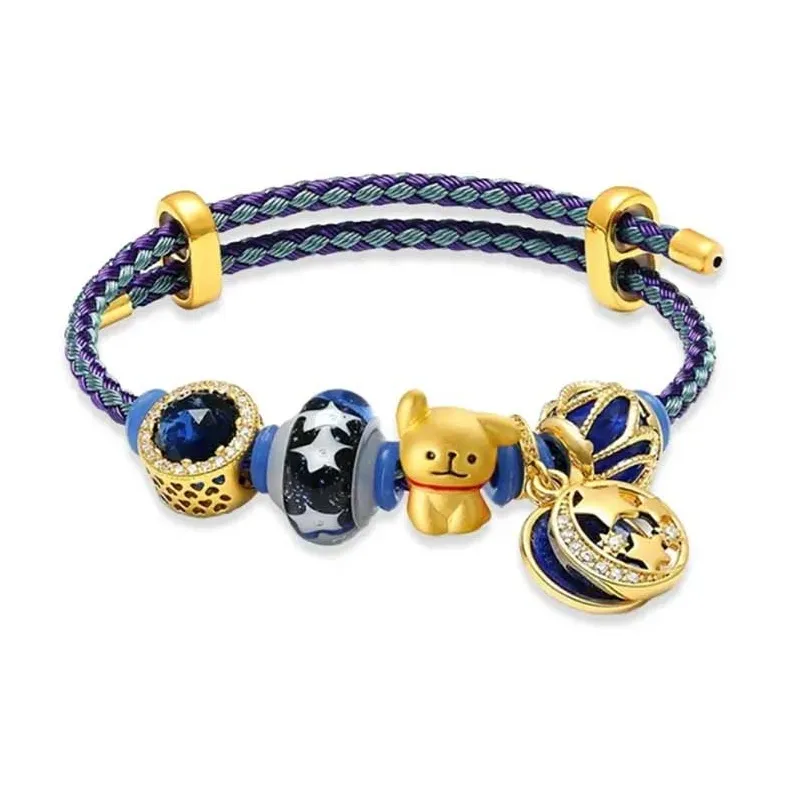Bailijin Gold Bracelet Unisex-5