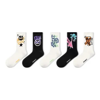 Primeet Mid Calf Socks Men's 5 Pack