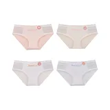 4-Pack-Pink+Yellow+Blue+White Base with Pink Waistband