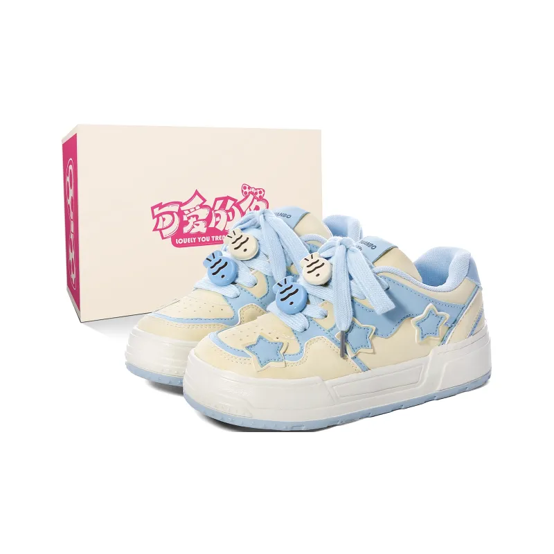 Lovely You Lightweight Anti-Slip Low-Top Skateboard Shoes Women's-12