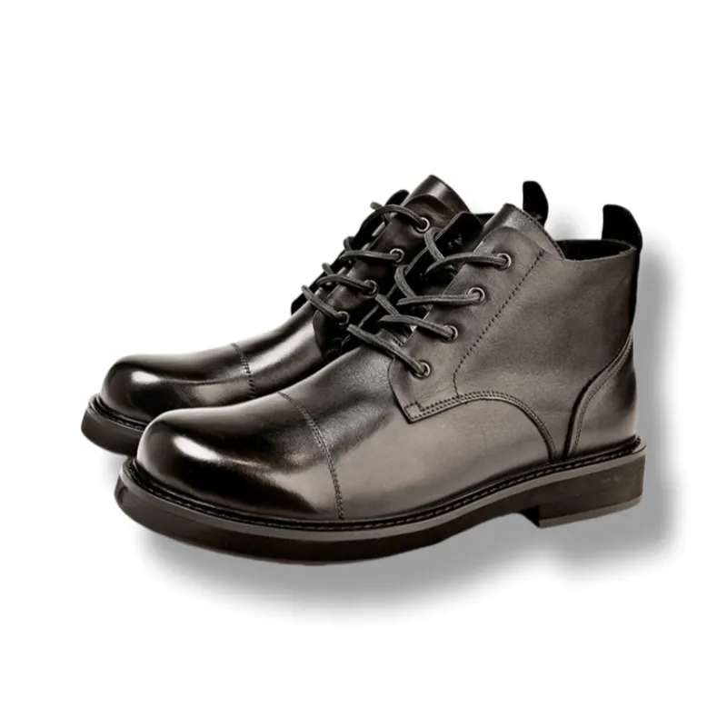 Brounvanm Short Martin Boot Men's Black-2