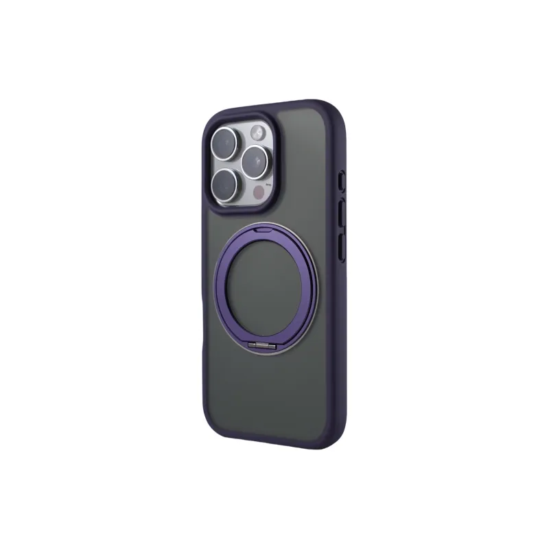 DEPA PC Material Soft Frame Color Blocking Stand Magnetic Phone Cases Compatible With Apple 14 16 Collection-13