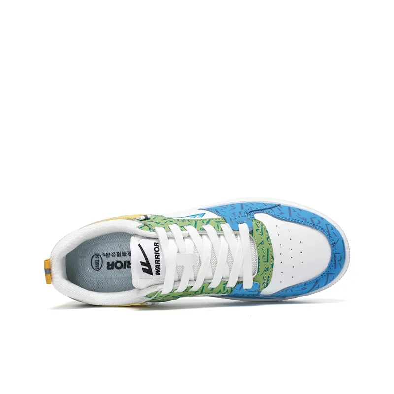 Warrior Warrior Warm Lightweight Height Increasing Low-Top Skateboard Shoes Unisex-2