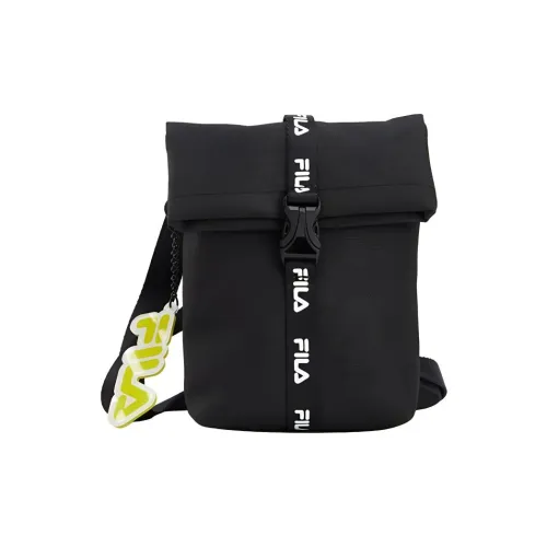 FILA FUSION Fabric Crossbody Bag Shoulder Bag Unisex Black