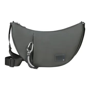 SAMSONITE PET Hobo Bag Shoulder Bag Women's Gunmetal Green