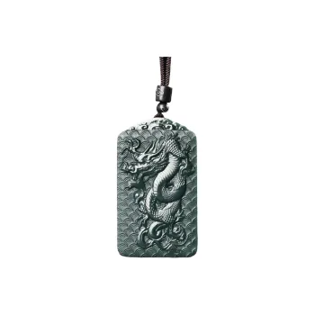 Jing Ruyu Necklaces Green Jade Unisex