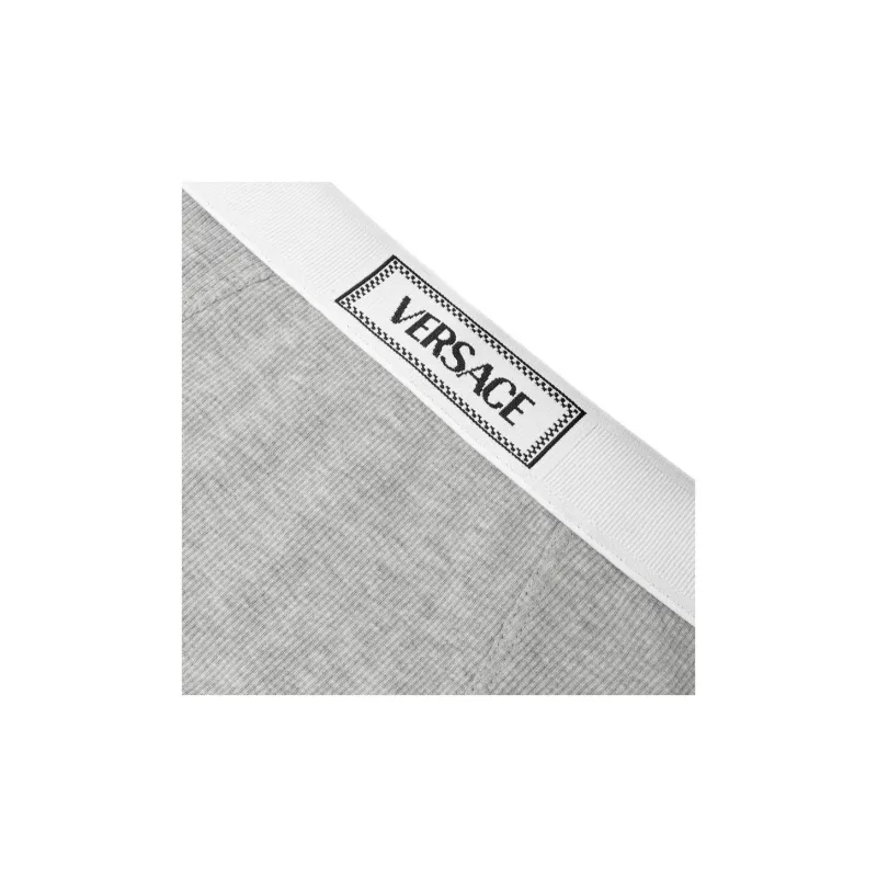 VERSACE High Waist Logo Waistband Briefs-3