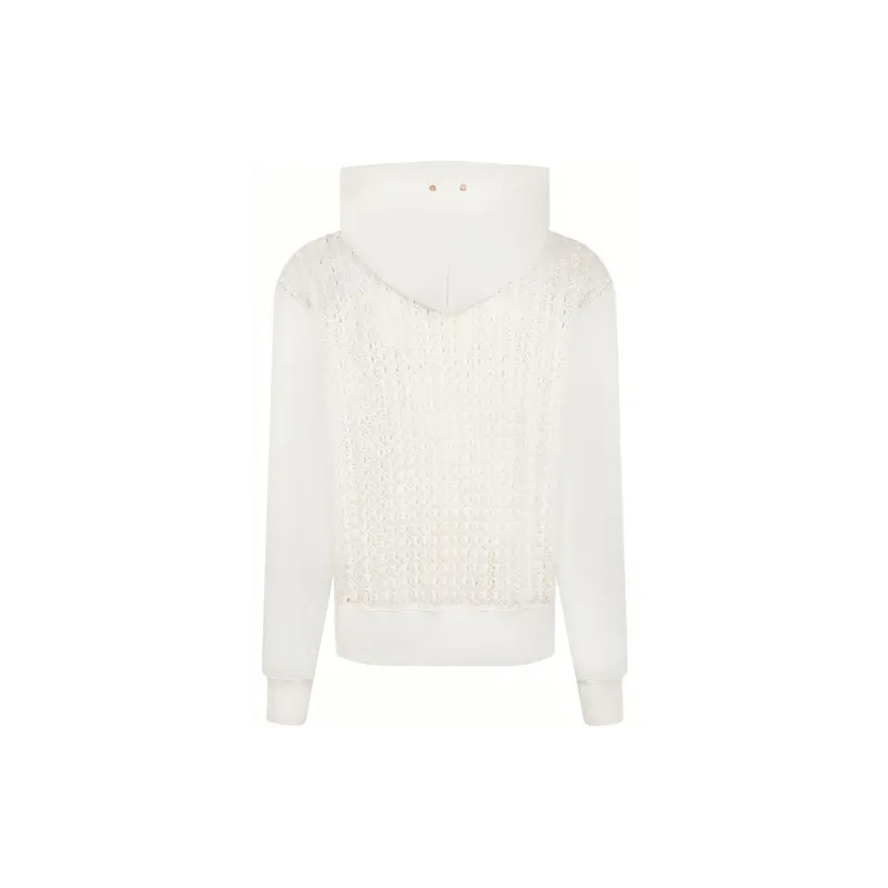 ANDERSSON BELL Lace Detailed Drawstring Hoodie-1
