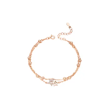 SINO GEM 925 Sterling Silver Bracelets Women's