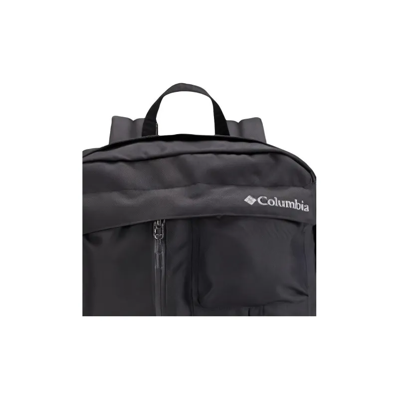 Columbia Fabric With PU Backpack Regular Unisex Black-2