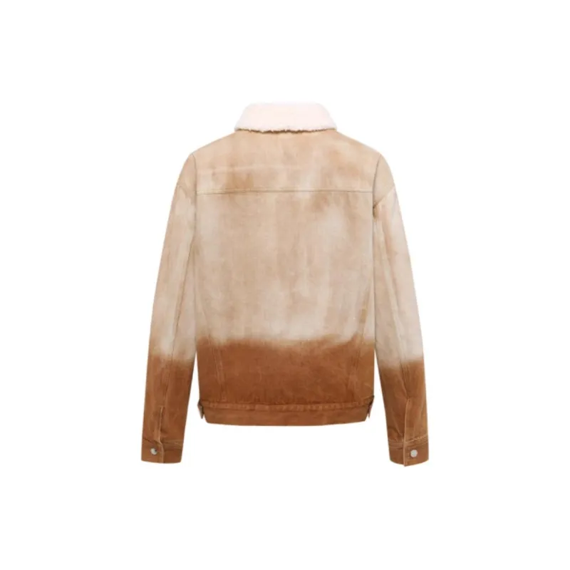 JAC FLEURANT Denim Jacket Women's Brown-1