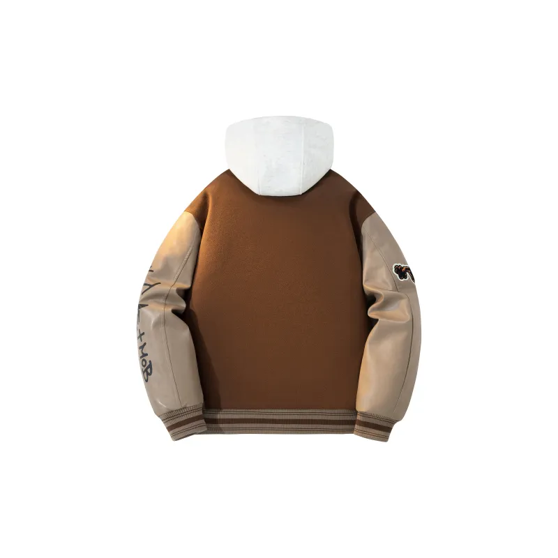 *EVAE+MOB Skull Series Baseball Jacket Unisex-10