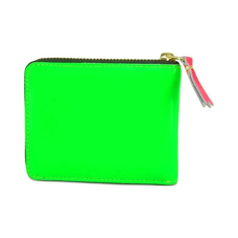 CDG Sheepskin Wallet Regular Women's Green-3