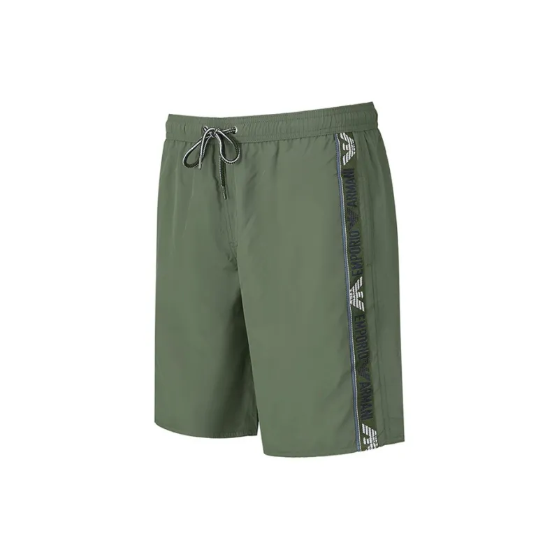 EMPORIO ARMANI FW24 Beach Shorts Men's Army Green-2