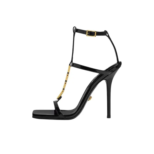 FANSIZHE V2025 One Strap Sandals 10.5cm Women's Black