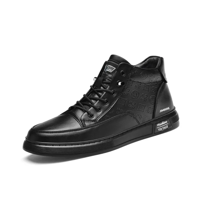 King Jinmai Slip-Resistant Water-Resistant Mid-Top Skateboard Shoes Men's-0