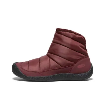 KEEN Howser Warm And Wear Resistant Short Snow Boots Women's Red