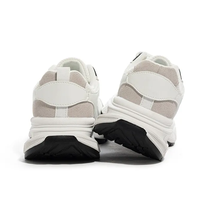 Babaya Anti Slip And Wear Resistant Lightweight Low Top Chunky Sneakers Women's Gray-5