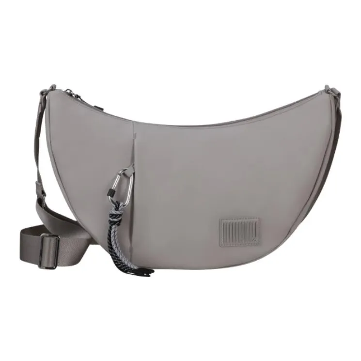 SAMSONITE PET Hobo Bag Shoulder Bag Women's Gray Rose-0