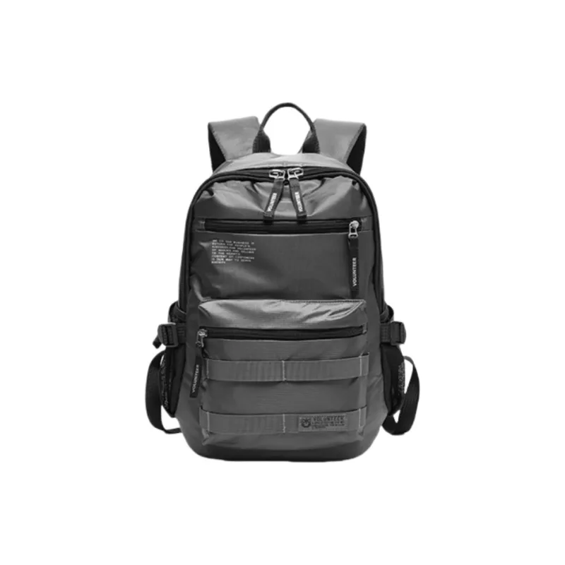 Volunteer Nylon Fabric Backpack Men's Black/Gray/Royal Blue/Green-5
