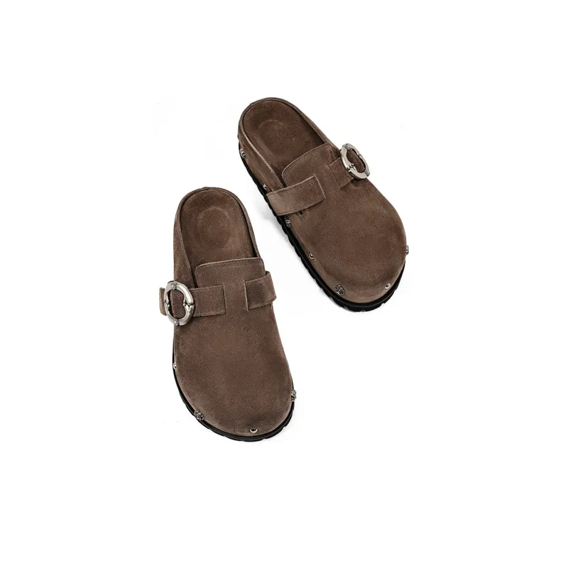 KMD Wrap toe Slippers Women's Black-7
