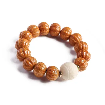 MY Monkey Head Walnut Bracelets Unisex