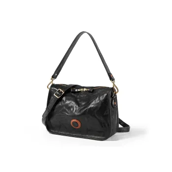 DIFENISE Top Grain Cow Leather Crossbody Bag Women's Multicolor