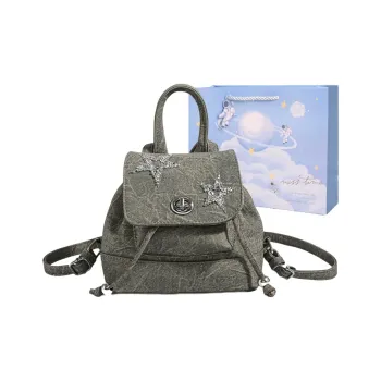 Duoluplo Doron Paul Nylon Fabric Backpack Women's Gray/Blue/Black/Khaki