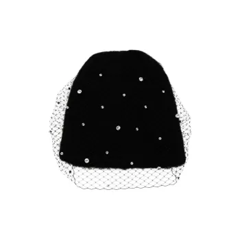 Jennifer Behr Crystal Voilette Beanie