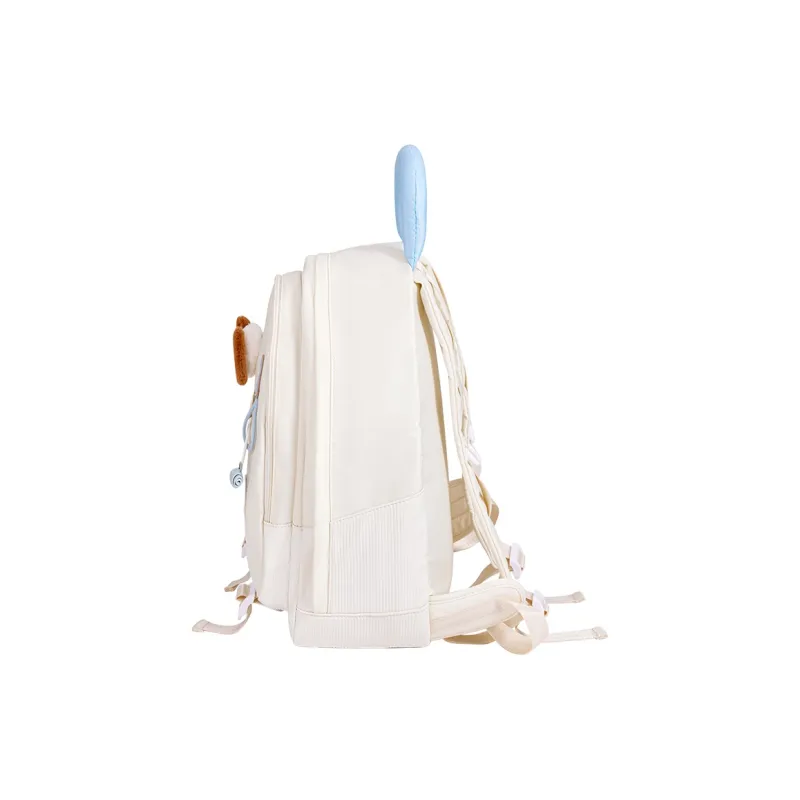 Miffy Fabric Backpack Regular Women's Ecru/Pink-3