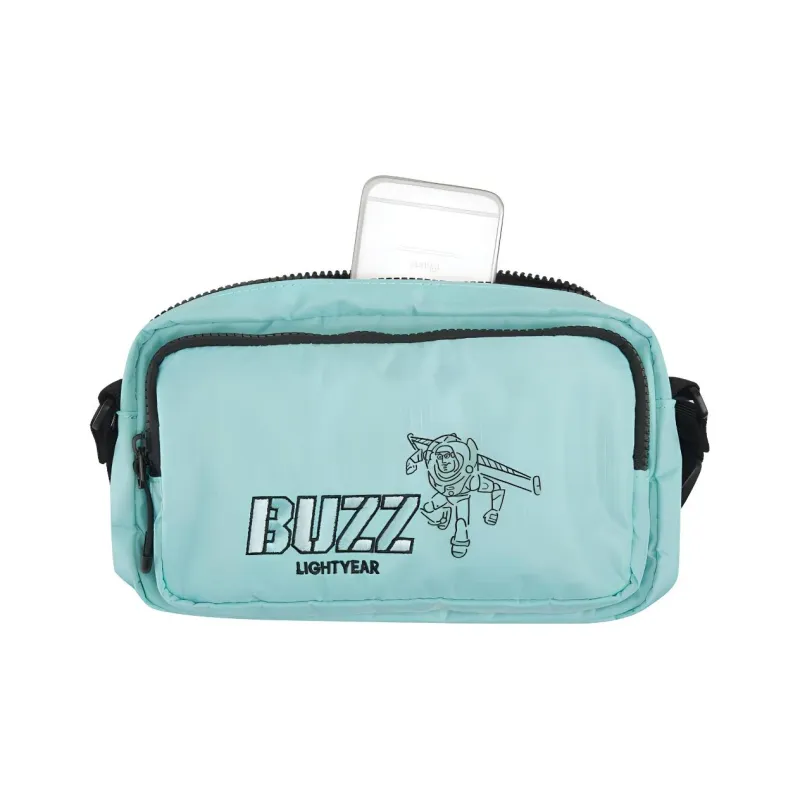 LiNing Disney LiNing X Disney Fabric Shoulder Bag, Crossbody Bag Regular Unisex Light Aqua Blue-1