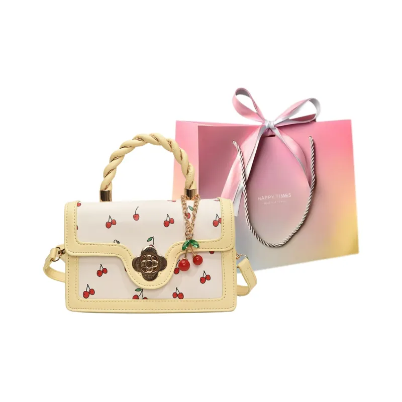 Yalu PU Shoulder Bag, Crossbody Bag, Handbag Regular Women's White/Yellow/Red-4