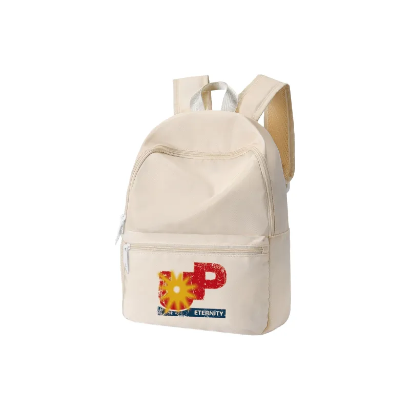TURN UP Polyester Backpack Regular Unisex Light Pink-2