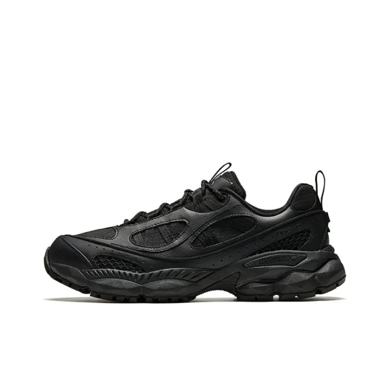 Anta Champion All Weather Series Slip Resistant And Abrasion Resistant Coverage Low Top Casual Shoes Women's Black-0