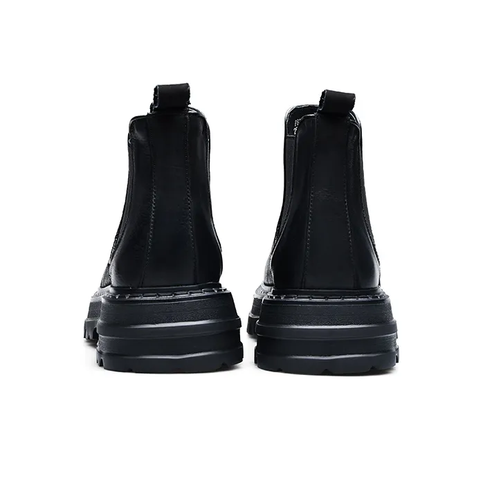 PARDASAUL Short Chelsea Boots Men's Black-8