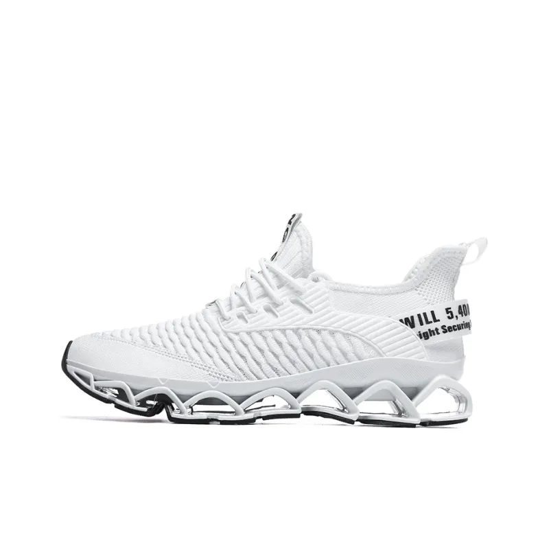 JANECO Cushioning, Abrasion Resistant, And Resilient Properties Low Top Casual Shoes Men's-4