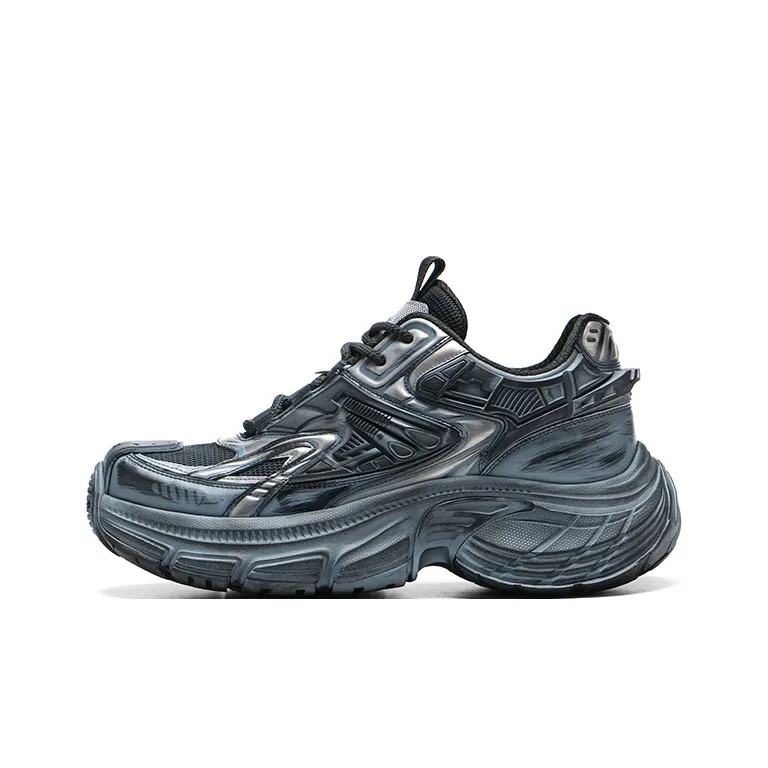 Ruomini Breathable Height Increasing Low-Top Chunky Sneakers Men's-5