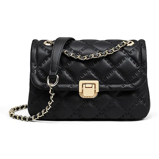 MILLIE'S Cow Leather Crossbody Bag Shoulder Bag Regular Women's Ecru/Black-6