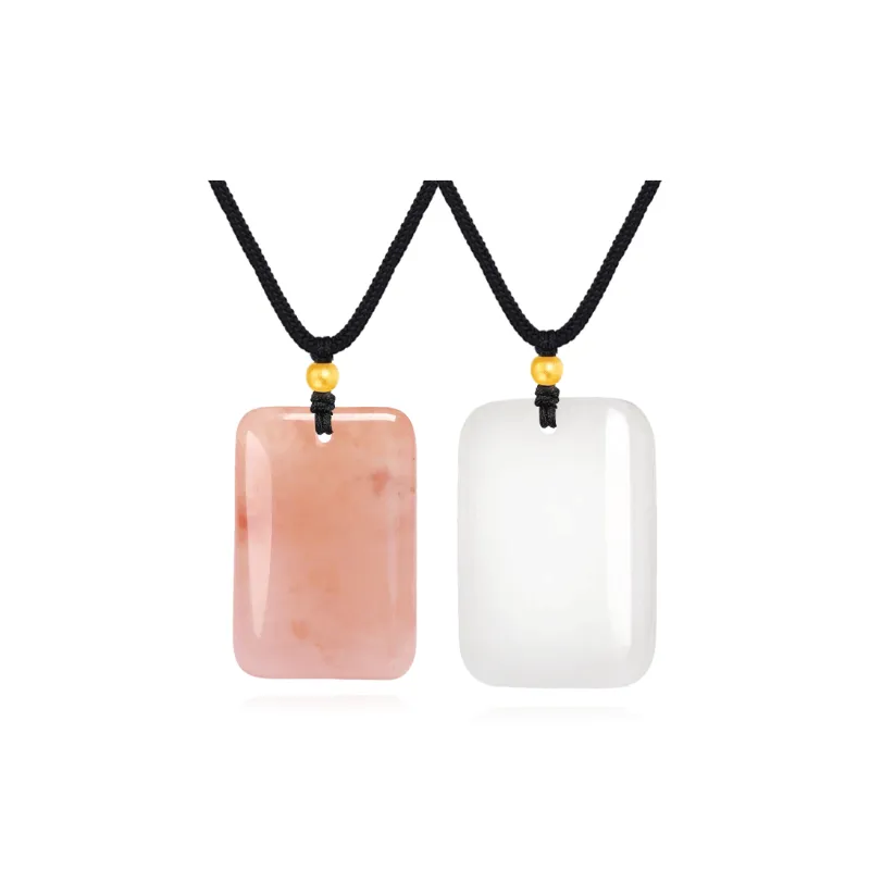 Master Kim Golden Silk Jade Necklaces Unisex-0
