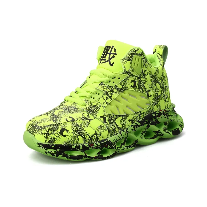 PNKE Anti-Slip And Wear-Resistant Lightweight Height Increasing Mid-Top Chunky Sneakers Men's-17