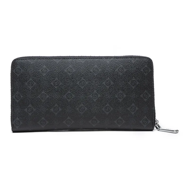 SEPTWOLVES Artificial Leather Clutch Men's Black-2