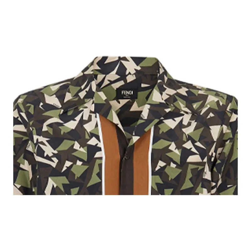FENDI Multi Tonal Silk Shirt-2