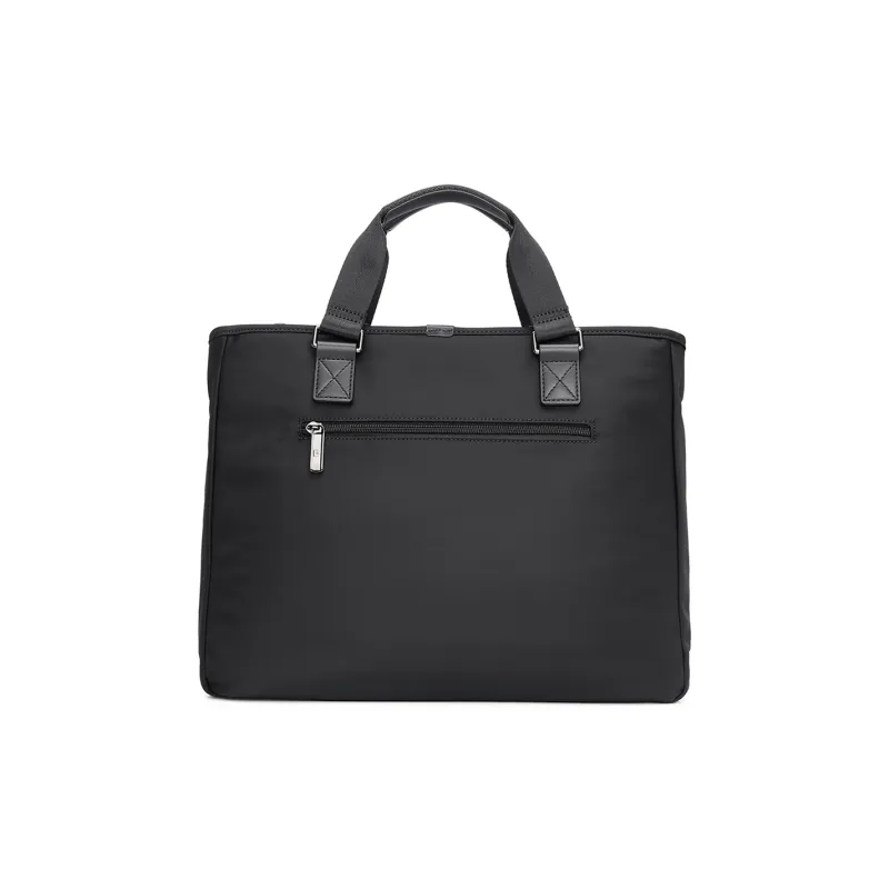 PIERRE CARDIN Fabric Handbag Briefcase Regular Men's Black-1