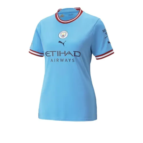 PUMA Manchester City Football Club Soccer Jerseys Women's Blue