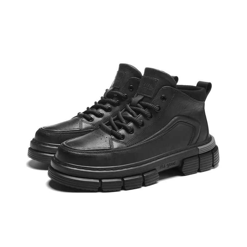 HLA Work Boots Men Mid Top-1