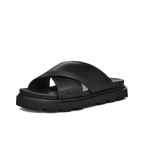 UGG Capitelle Crossband Sandal Black Women's