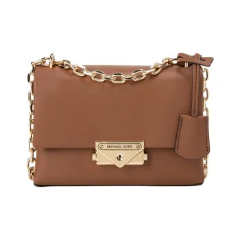 MICHAEL KORS Cece Artificial Leather Shoulder Bag, Crossbody Bag Small Size Women's Brown