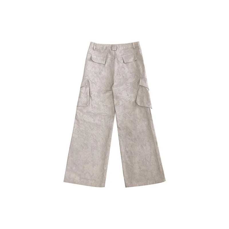 FDR Cargo Pants Unisex Marble Apricot-1